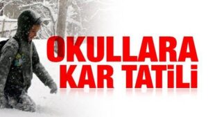 Van’da Eğitim-Öğretime Kar Engeli